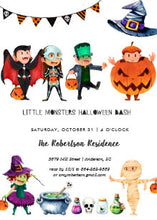 Kids Halloween Party Invitation