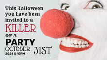 Killer Clown Halloween Party Invitation