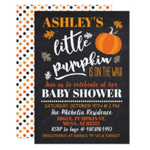 Little Pumpkin Baby Shower Invitation