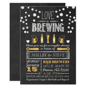 Love Is Brewing Bridal Shower Invitation