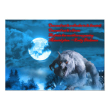 Halloween Invitation Card - Lycan Halloween Party Invitation