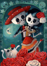 Mexican Lovers The Day Of The Dead Invitations