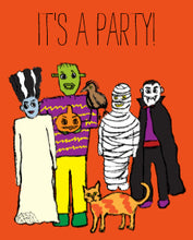 Monsters Halloween Party Invitation