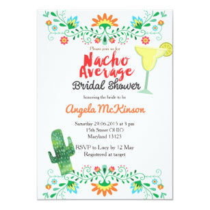 Nacho Average Bridal Shower Invitation
