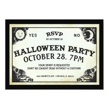Halloween Invitation Card - Ouija Board Halloween Invitation