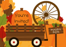 Pumpkin Patch Autumn Party Invitations