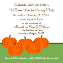Pumpkin Patch Halloween Invitation