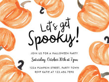 Halloween Invitation Card - Pumpkin Patch Halloween Party Invitation Postcard