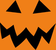 Round Pumpkin Halloween Birthday Party Invitations