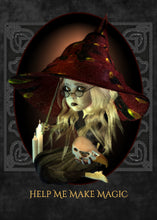 Halloween Invitation Card - Sad Witch Halloween Party Invitation