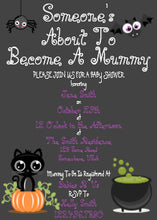 Someones About To Be A Mummy Invitation