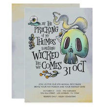 Something Wicked Halloween Party Flat Invitation