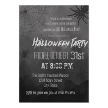 Spiders Halloween Party Invitation