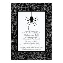 Halloween Invitation Card - Spiderweb Halloween Party Invitation