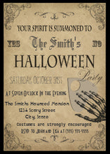 Halloween Invitation Card - Spirits Halloween Party Invitation