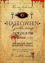 Vampire Halloween Gathering Id579 Invitation
