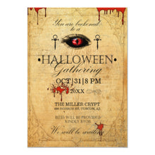 Halloween Invitation Card - Vampire Halloween Gathering Id579 Invitation
