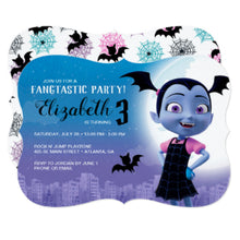 Halloween Invitation Card - Vampirina Birthday Invitation