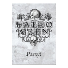 Halloween Invitation Card - Vintage Halloween Invitation