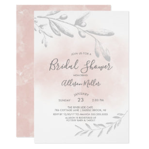 Watercolor Bridal Shower Invitation