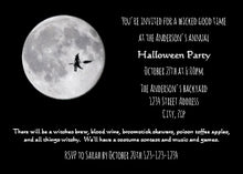Wicked Good Time Moon Halloween Party Invitation